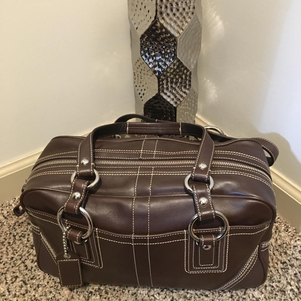 EUC Coach leather bag